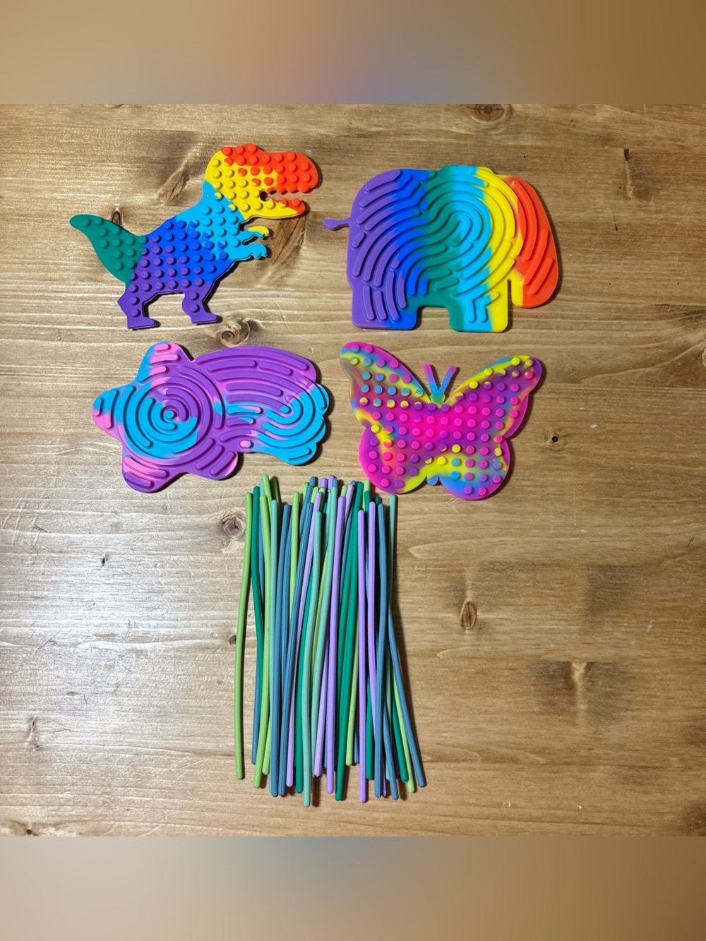 NEW 4 Pack Sensory Activity Board, 44 Strings